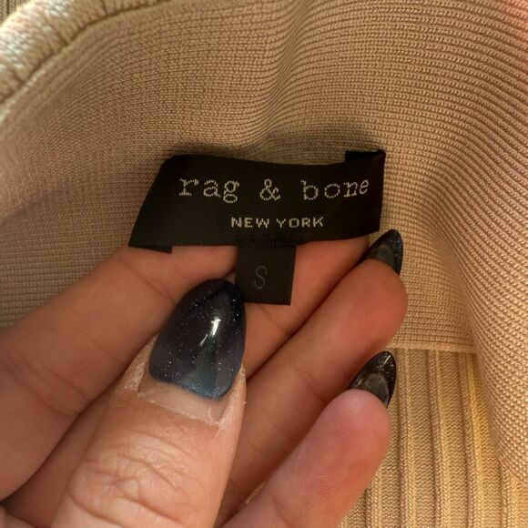 Rag & Bone Silver Birch Sheridan Skirt Ivory Size Small New - Picture 4 of 7